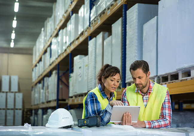 Warehouse workers